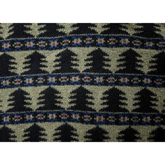 Janie and Jack Geometric Blue Gray V-Neck Sweater Vest Boys Size 5 - Picture 3 of 6